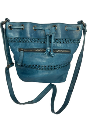 #285 Vilenca Holland Leather Bucket Crossbody Bag